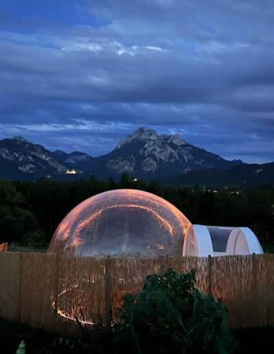 Bubble Tent Übernachtung